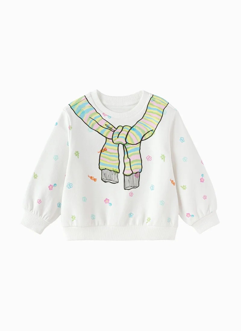 Toddler Girls Round neck sweatshirt